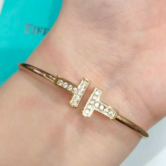 Tiffany & Co. Diamond Wire Bracelet - Picture 5 of 5